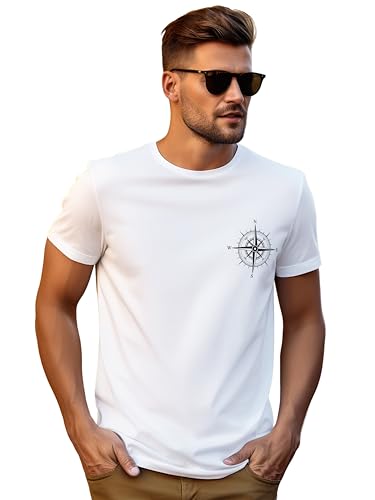Image of ADRO Unisex 100% Cotton Regular Tshirt | Printed | Graphic Printed | Chest Printed