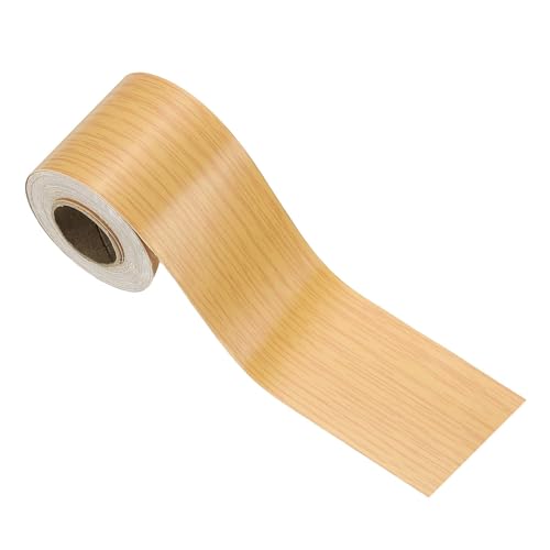 Image of PATIKIL Wood Grain Tape 2 inch x 32 ft, Self-Adhesive Wood Texture Repair Tape Realistic Wooden Effect Patch for Furniture Cabinets Floor Walls, American Oak