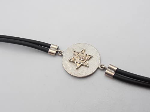 Bracelet Étoile de David argent 925 résistant, fini les bijoux fragiles - 4