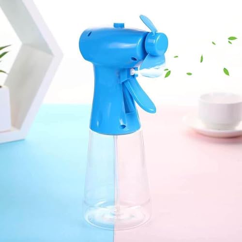 Ventilador de mano con niebla fría y pulverizador de agua a pilas 3