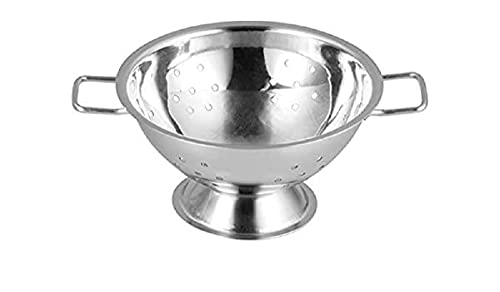 WINCO Mini Colander, 4-inch, Silver
