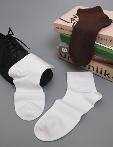 SERISIMPLE Mens Rayon Bamboo Ankle Breathable Socks Thin Quarter Athletic Comfortable Casual Mesh Socks 5 Pairs4