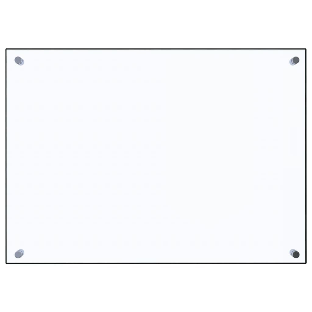 Myheimly Küchenrückwand Spritzschutz Fliesenspiegel Glasplatte Rückwand Herdspritzschutz Wandschutz Herd Küche Hartglas Transparent,70 x 50 cm