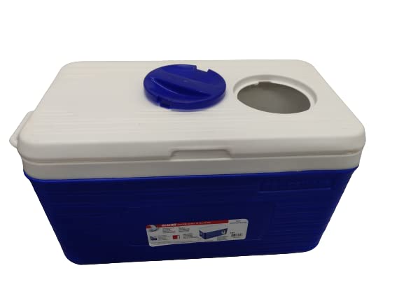 Image of Princeware Insulated Chiller Ice Box 50 LTR with Vent Lid,Tap (Blue)