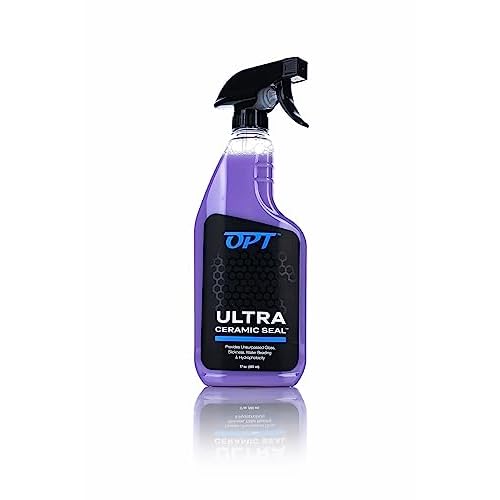 Optimum Ultra Ceramic Seal – Super Slick, Hydrophobic Spray-on Ceramic Paint Sealant – Safe on Coatings, PPF, and Vinyl Wraps (17 oz.)