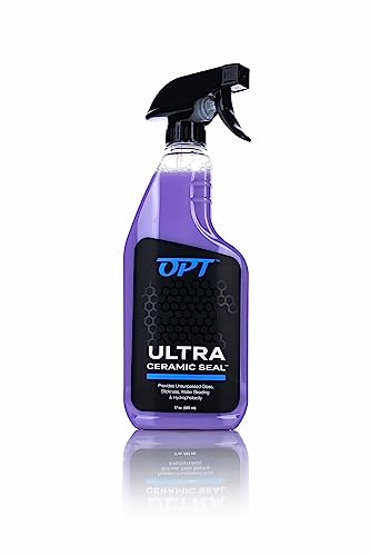 Optimum Ultra Ceramic Seal – Super Slick, Hydrophobic Spray-on Ceramic Paint Sealant – Safe on Coatings, PPF, and Vinyl Wraps (17 oz.)