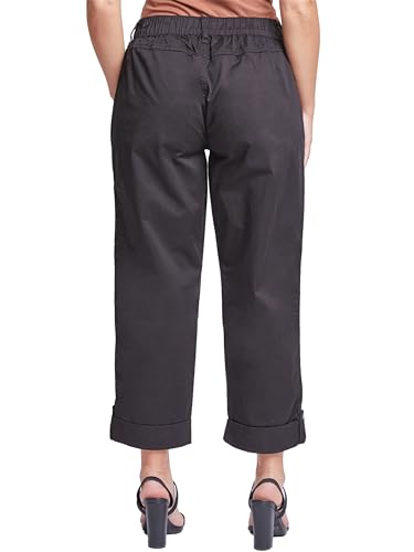 Royalty For Me Womens YMI Jeans Women's Wide Cargo Pants with Roll Tab Hem3