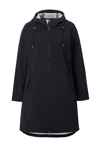 Veste Longue Softshell coupe-vent avec capuche imperméable mi-saison