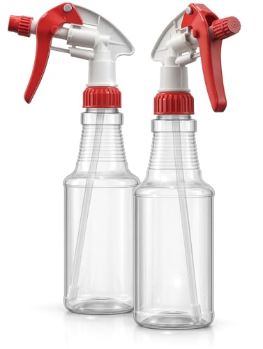 Botella vacía transparente y resistente de 473 ml envase pulverizador recargable 2