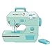 MY99 USHOMI Mini Machine à Coudre - Machine à Coudre pour Enfants avec Points intégrés - Machine à raccommoder à Double Fils avec pédale pour débutants Cadeau de Voyage Enfants Femmes