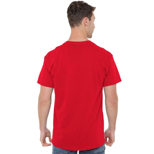 T-shirt Stranger Things de Noël rouge avec imprimé rétro de style celte