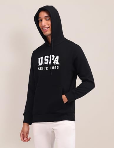 Image of U.S. Polo ASSN. Brand Printed Regular Fit Sweatshirt for Men - Comfortable, Full Sleeves Men Sweatshirts