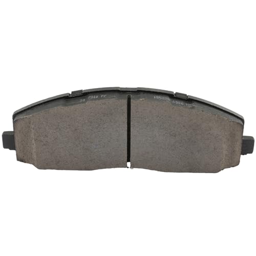 Image of cciyu D2172 & D2177 Front Rear Ceramic Disc Brake Pads Kit For Jeep For Wrangler 2018-2023