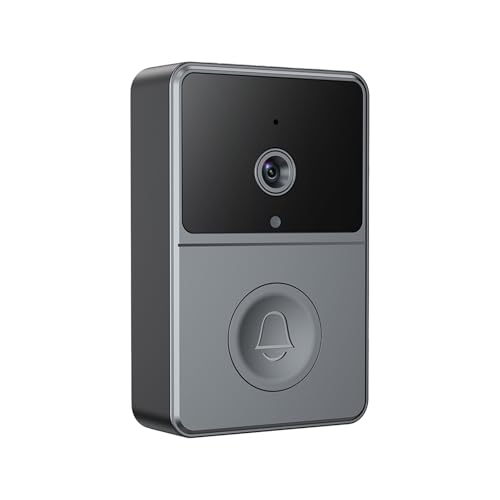 NGBFF Video Timbre, Timbre de Puerta con videoportero inalámbrico de 2,4 G, Pantalla IPS de 4,3 Pulgadas, de intercomunicación bidireccional con cámara y Monitor.