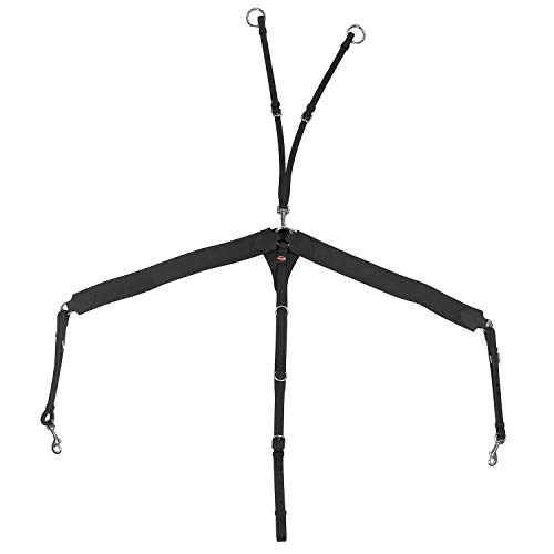 John Whitaker Ready to Ride V Check Breast Plate Full Size Black