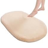  Mikrofaser-Badteppiche, Rutschfeste Badematte Für Die Dusche, Waschbare Badematte, Super Saugfähiger, Dicker, Zotteliger Badteppich Mit Gummiunterseite Für Badewanne, Duschraum, Waschbecken, Extra Wei