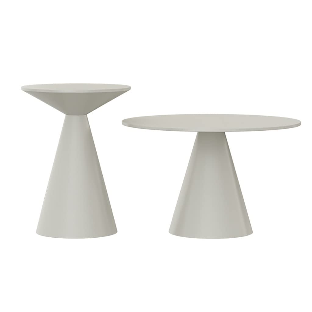 SXZenSpace Occasional Tables, Wabi-Sabi Wind Creative Living Room Coffee Table, B&B Bedroom Corner Table/Bedside Multifunctional Leisure Table