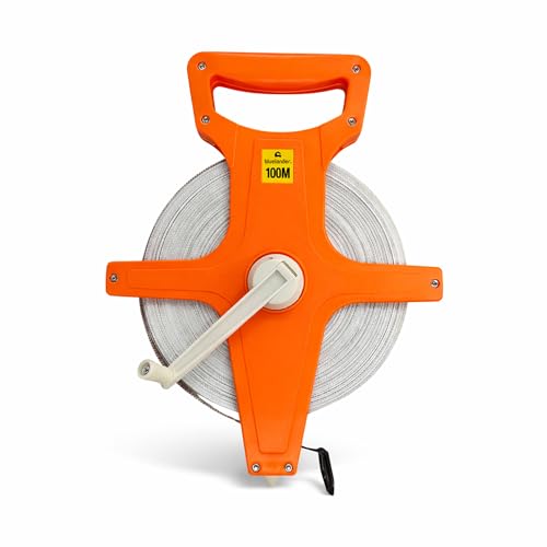 La Mejor Recopilación de Cintas métricas disponible en línea. 42 Bluelander Cinta Metrica de 100 Metros, Flexometro de Fibra de Vidrio 12.5 mm, Medidor de Distancia con Carcasa de PP para Construcción y Topografía