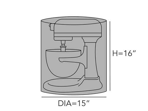 Covermates Keepsakes – Mixer Cover – Dust Protection - Stain Resistant - Washable – Appliance Cover, Bronze