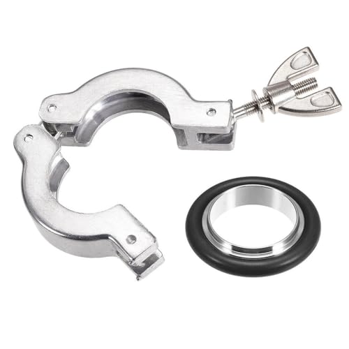 Abrazadera de vacío KF50 duradera con anillo de centrado de aluminio 3