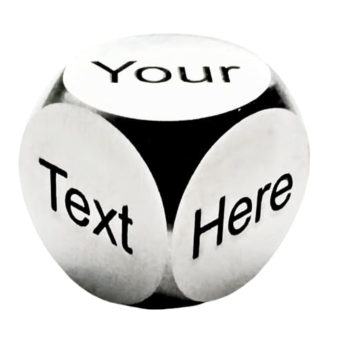 Personalized Engraved Stainless Steel Custom Dice