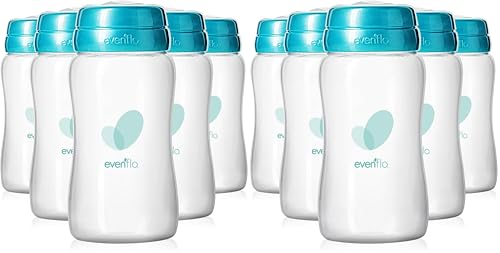 Image of Evenflo Advanced Breast Milk Collection Bottles, 5oz 12 Pack