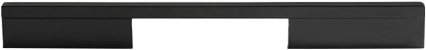 Two Packs Cabinet Handle Drawer Handle Aluminum Alloy Furniture Handle Modern Minimalist Style Not Easy to Rust-Hole distance256Mm-black (Color : Black, Size : Hole distance256Mm)