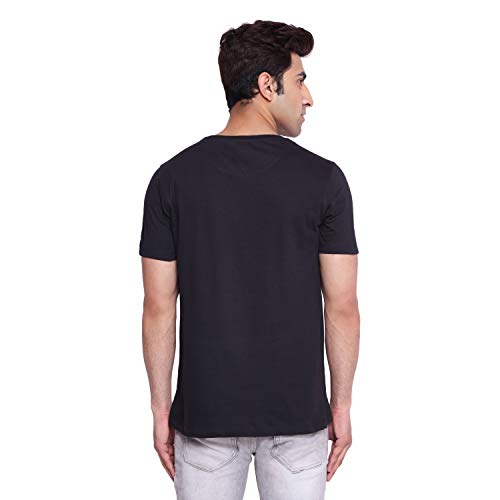 Image of Men's Regular Fit Round Neck Short Sleeves Knitted T-Shirt