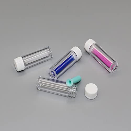 LIUJZZJ 4 Pièces Dissolvant de Lentilles de Contact en Silicone Inserteur de Lentilles de Contact Ventouse pour Lentilles de Contact avec Casier de Rangement - Image 4