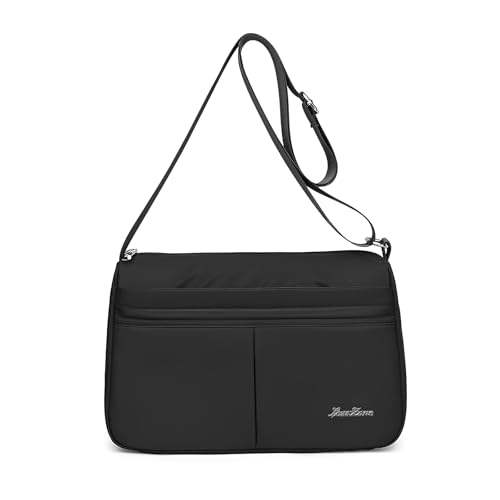 WITERY Crossboby Bags for Women Waterproof Multi-Pocket Nylon Crossboby Purse Medium Purses Shoulder Handbags Pocketbooks