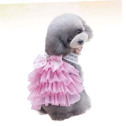 FRCOLOR Vestidos Tutu Para Animais De Estimação Vestido De Casamento Para Cachorrinhos Vestidos Para