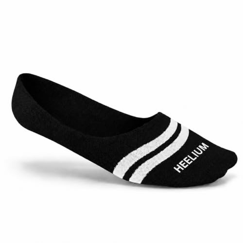 Image of HEELIUM Bamboo No Show Socks for Men | Odour Free & Breathable | 3X Softer Than Cotton Socks | Low Cut Socks | Size (UK 6-10)