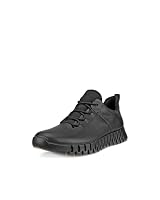 ECCO Men's Gruuv Leather Sneaker, Gortex Black, EU 45/US 11-11.5