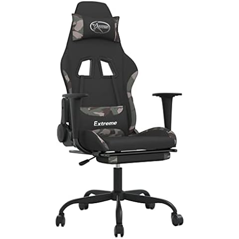 vidaXL Silla Gaming Regulable con Reposapiés Cover