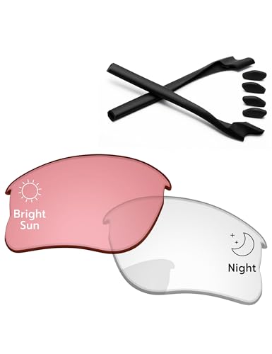Image of Replacement Lenses & Rubber Kits for Oakley Half Jacket 2.0 XL OO9154 62mm - Precise Fit, UV Block, Impact Resistant