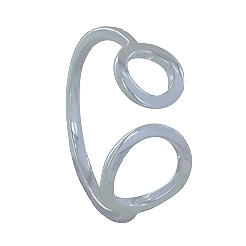 Bague argent deux anneaux idée cadeau idéal pour anniversaire et fête