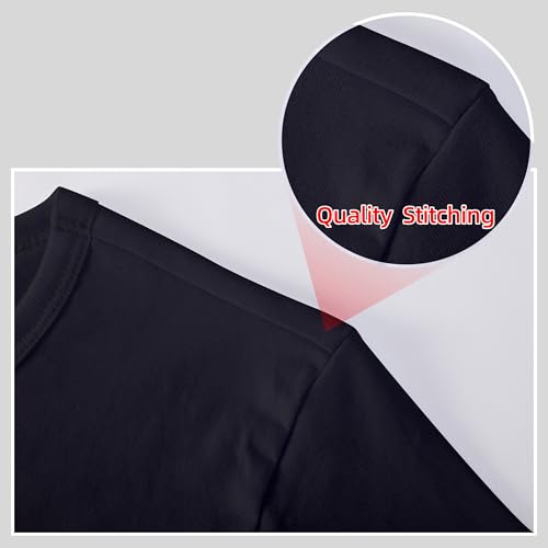 Image of Girls /Kids /Toddlers Crew Neck Cotton T-Shirts Short Sleeve Summer Basic Tops（Age 2-12Y）
