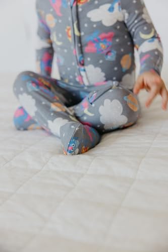 Image of Copper Pearl Baby Zip-Up Footie Pajamas - Soft Stretchy Sleep and Play Footies for Boys and Girls