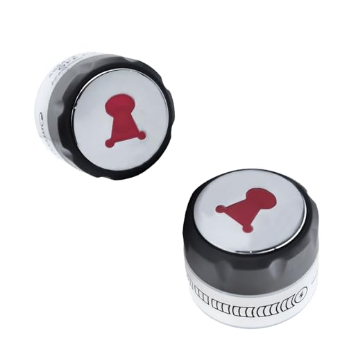 Fxsmgdy Upgraded 91538 Grill Lighted Control Knobs (2PACK) Fit for E-470/670 S-460/470/660/670 etc.91538 Control Knobs Compatible with Weber Summit 400/600 Grills Manufactured 2012 and Later.