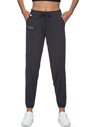 Image of Haowind Joggers for Women with Pockets Elastic Waist Workout Sport Gym Pants Comfy Lounge Yoga Running Pants