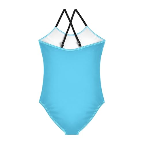 Blue Light Swimsuit for Girls Bathing Suit Swimwear Swimsuits Summer Beach One Piece2