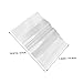 Uonlytech 20pcs Book Covers Book Protector Textbook Cover Water Resistant Reusable Plastic Sleeves