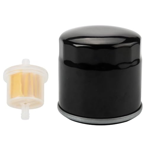 Harbot 120-4276 136-7848 Oil Filter with Fuel Filter for Toro V-Twin Engine Timecutter SS5000 ZS SW SS MX SWX HD Zero Turn Mower 127-9222 Oil Filter