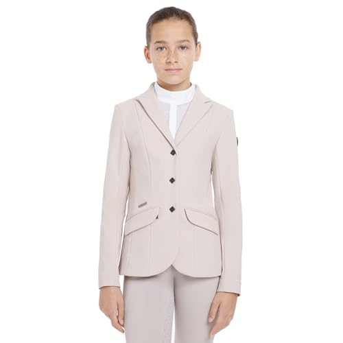 Veste de concours LeMieux Young Rider Kennedy gris pierre haute couture équestre