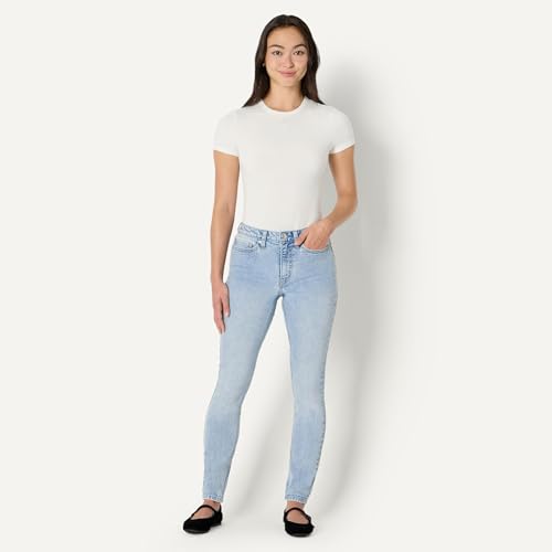 Image of Amazon Essentials Women's High Stretch Mid-Rise Skinny Jeans