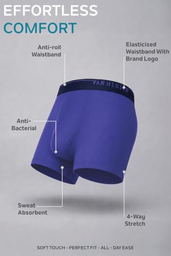 Image of Van Heusen Men Trunk - Pack of 1 | Premium Innerwear | 4 Way Stretch | No Ride Up | Super Soft on Skin - Feels Like Butter | Premimum Handfeel | Solid Colors | Style 30047