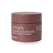 LANZA Healing Colorcare Hair Masque Deep Conditioning Mask, Retains Color, Restores Moisture, Repairs Damage, Improves Elasticity, Softness & Shine, Color Safe Anti-Humidity, Sulfate Free 6.8 Fl Oz