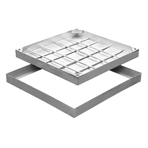 Couvercle d'accès carré pour jardin et allée pietonne esthétique et robuste - 2