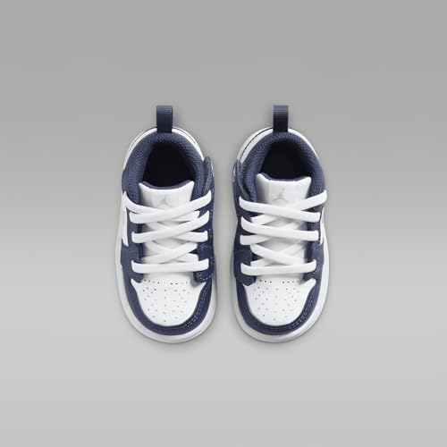 Jordan Toddler's 1 Low Alt White/Wolf Grey-Midnight Navy (DR9747 141) - 104
