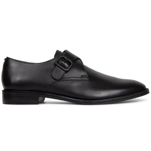 Kenneth Cole Men's Ny Tristian Monk Strap Dress Loafers Black3